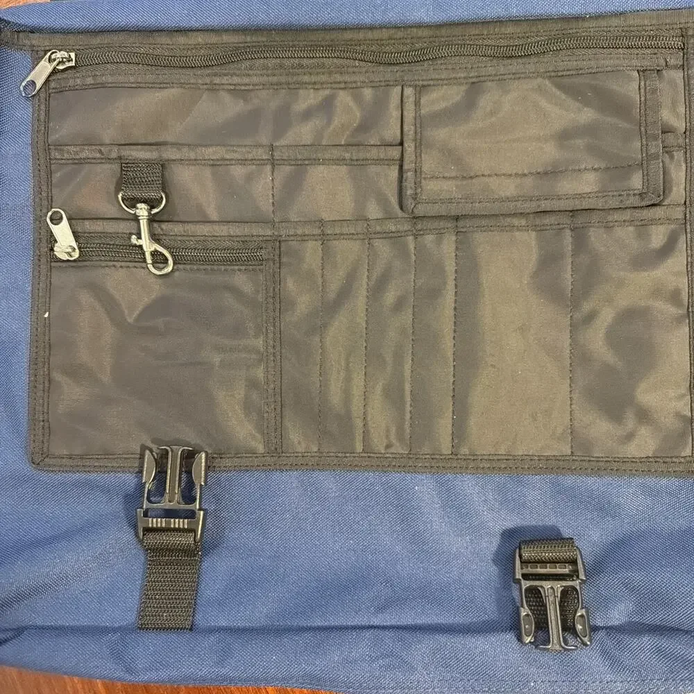 Travel Crossbody Laptop School Bag Royal Blue - See Description